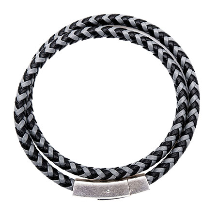 Twin Color Braid Bracelet