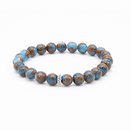 Blue Mosaic Quartz Bracelet