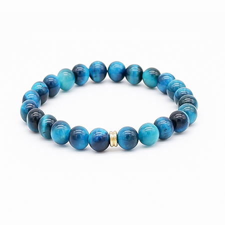 Aqua Tiger Eye Bracelet