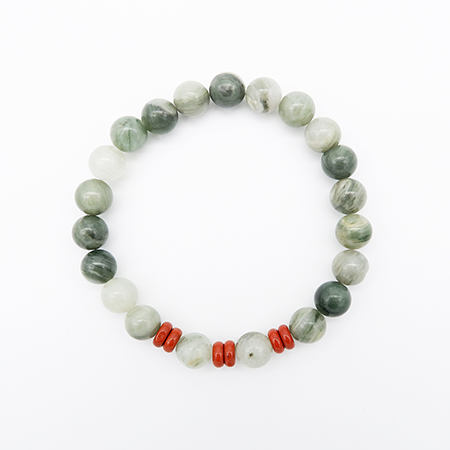 Grass Jasper Beaded Bracelet