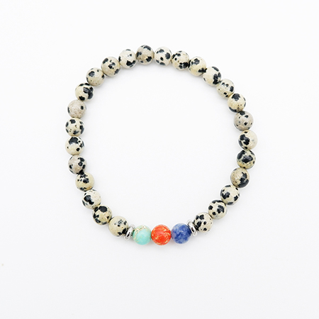 Dalmatian Jasper Beads