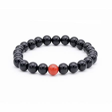 Black Onyx Beaded Bracelet