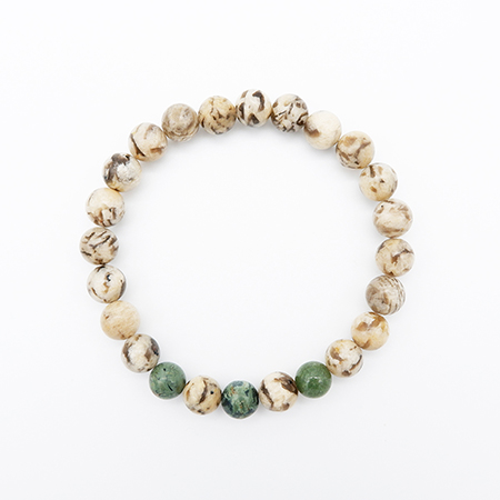Feldspar Beaded Bracelet