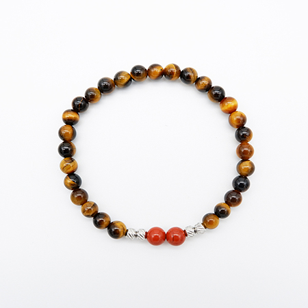 Yellow Tiger Eye Bead Bracelet
