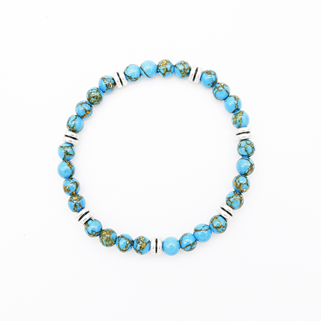 Gold Lace Turquoise Bracelet