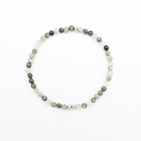 4mm Grass Jasper Bracelet